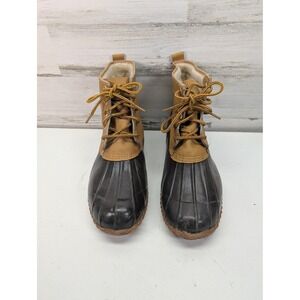 Greatland Boots Mens Size 12 Brown Leather Duck Snow Winter Insulated Lined